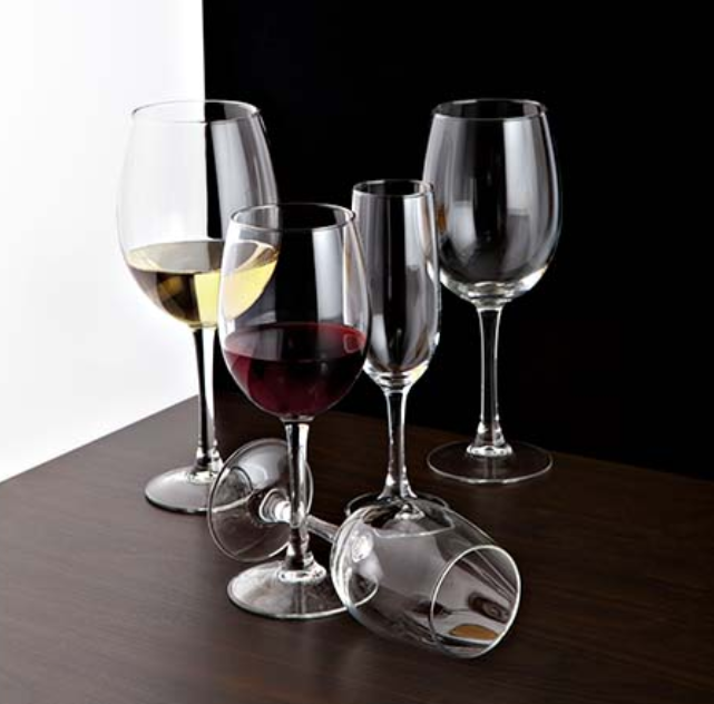 CAJA 6 COPAS VINO 19.5 OZ 585 ML VIDRIO TEMPLADO VICRILA V0176