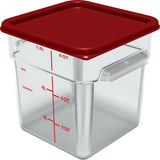 CARLISLE 1195307 CAJA CUADRADA 7.6 L POLICARBONATO TRANSPARENTE