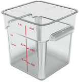CARLISLE 1195307 CAJA CUADRADA 7.6 L POLICARBONATO TRANSPARENTE