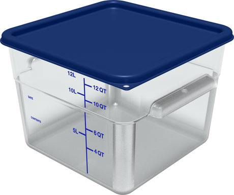 CARLISLE 1195407 CAJA CUADRADA 11.4 L POLICARBONATO TRANSPARENTE