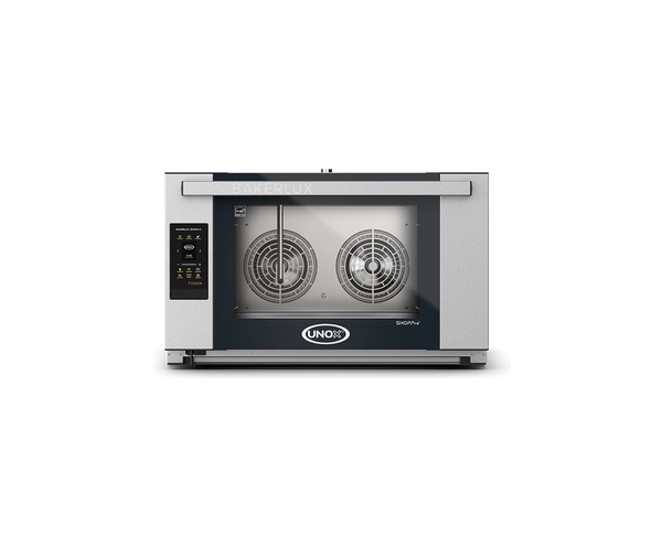 HORNO CONVECCIÓN CON HUMEDAD 4 CHAROLAS PROFESIONAL UNOX XAFT04FSETDV