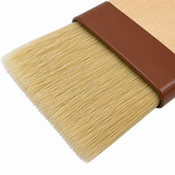 Brocha Plana 7.5 cm Pelo de Jabalí Mango de Madera | Trento Cocinas