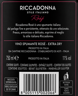 Vino Espumoso Italiano Riccadonna Ruby 750 ml | Trento Cocinas
