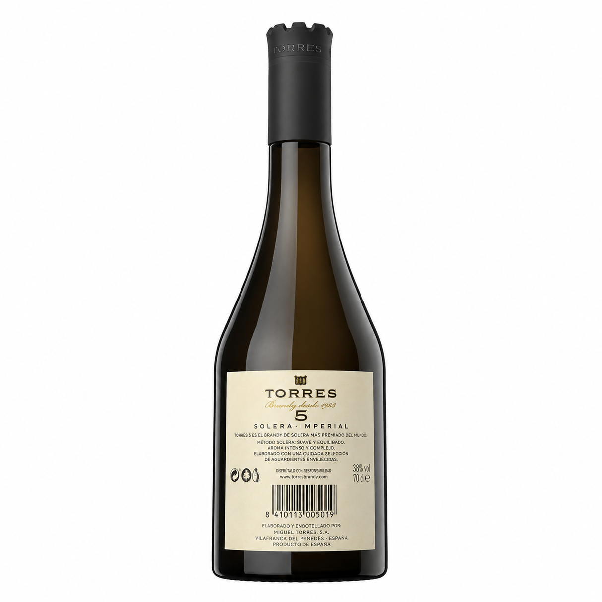 Brandy Torres 5 700 ml Caja de 12 Botellas | Trento Cocinas