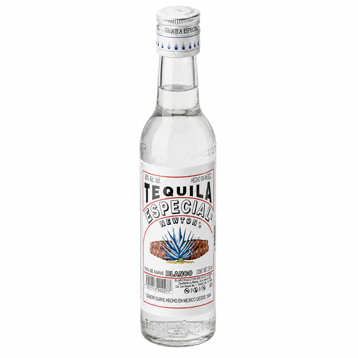 Tequila Newton Blanco 250 ml – 2 Cajas de 12 Botellas (24 Pzas) | Trento Cocinas