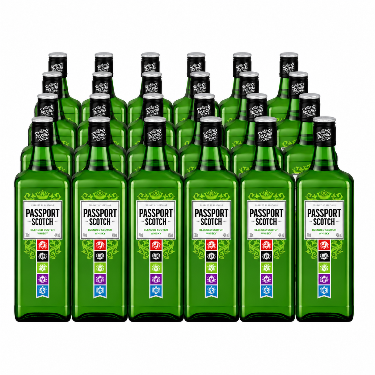Whisky Passport Blended Scotch 700 ml Pack de 24 Botellas | Trento Cocinas