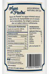 Caja con 12 Agua Mineral Agua de Piedra de Mesa 650 ml Original | Trento Cocinas