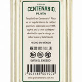 Caja de 12 Tequila Gran Centenario Plata 700 ml 100% Agave | Trento Cocinas
