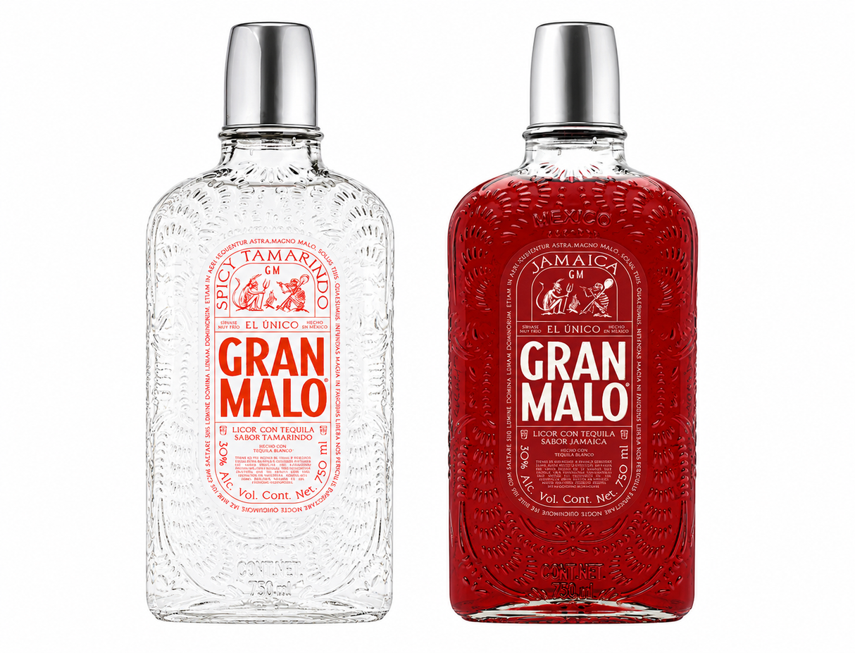 Tequila Gran Malo Duopack 750 ml Sabor Spicy Tamarindo + Jamaica Edición Especial | Trento Cocinas