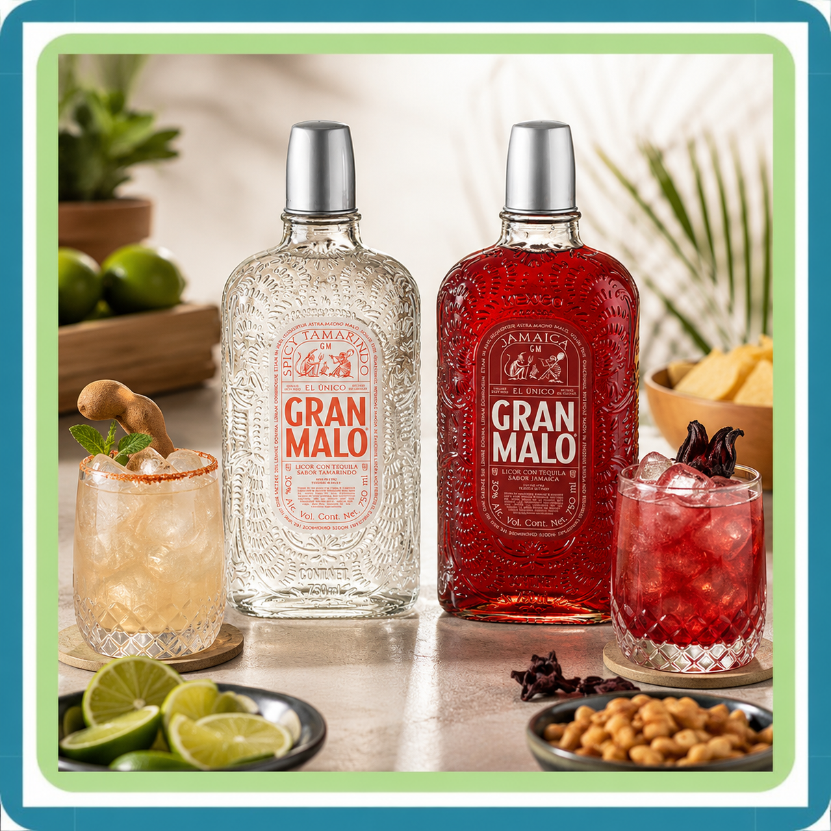 Tequila Gran Malo Duopack 750 ml Sabor Spicy Tamarindo + Jamaica Edición Especial | Trento Cocinas