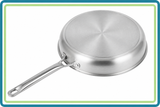 Sartén Profesional de Acero Inoxidable Alto Grado para Inducción 20 cm | Trento Cocinas