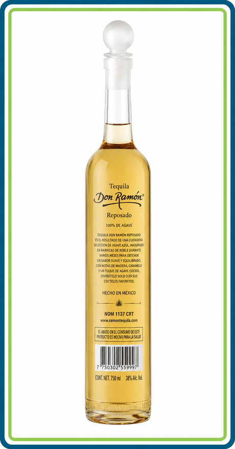 Caja de 12 Tequila Don Ramón Reposado 750 ml Original | Trento Cocinas