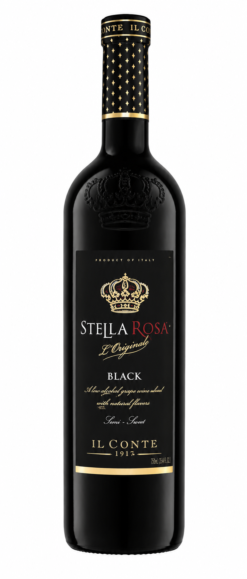 Vino Tinto Stella Rosa Black 750 ml | Vino Italiano Semidulce | Trento Cocinas