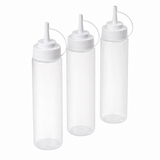 Botella Despachadora de Crema 24 oz (3 Piezas) Profesional para Salsas y Aderezos | Trento Cocinas