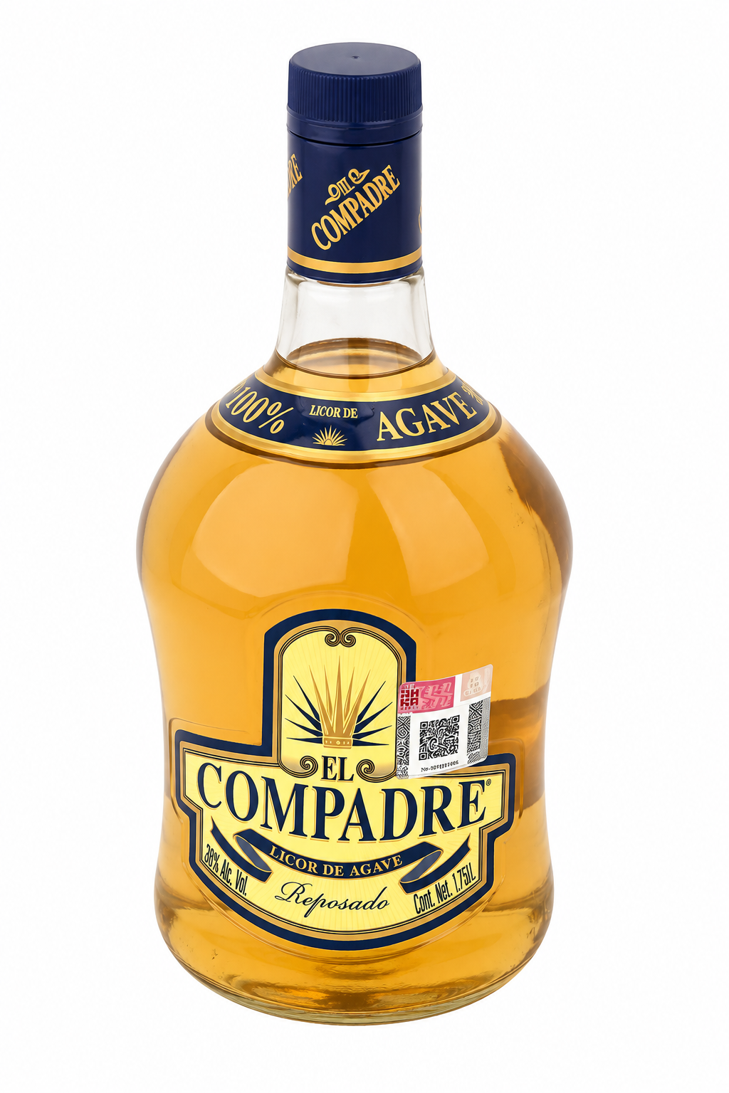 Caja de 12 Destilado de Agave El Compadre 750 ml 100% Agave | Trento Cocinas