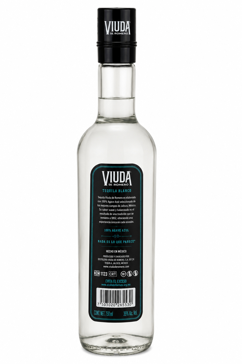 Tequila Viuda De Romero Blanco 750 ml 100% Agave | Trento Cocinas