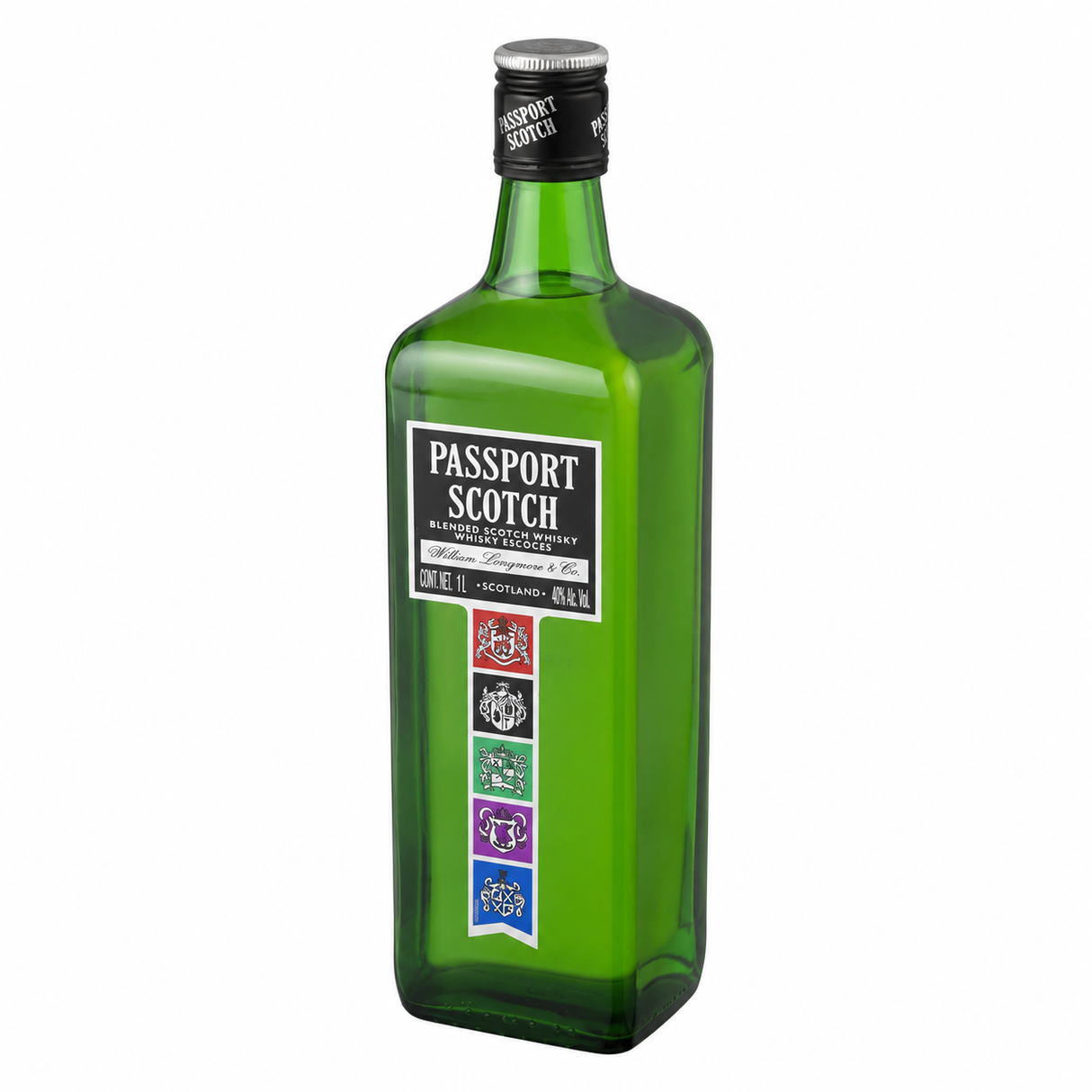Caja de 12 Whisky Passport Scotch 1000 ml | Blended Scotch Whisky | Trento Cocinas