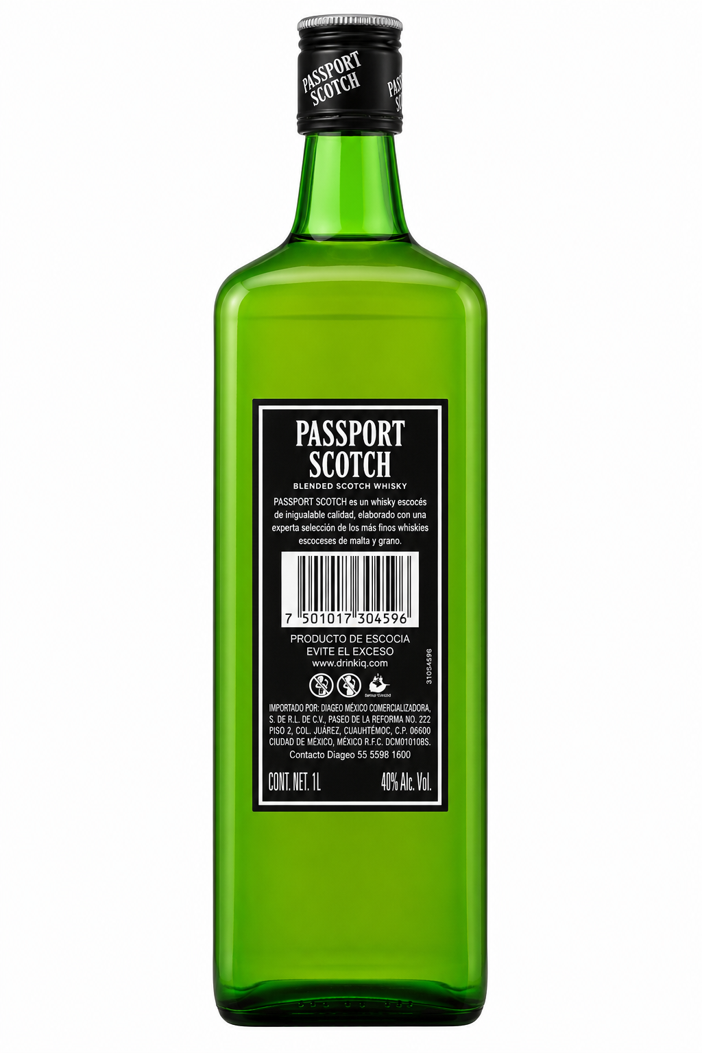 Caja de 12 Whisky Passport Scotch 1000 ml | Blended Scotch Whisky | Trento Cocinas