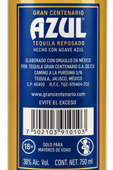 Caja de 12 Tequila Centenario Azul Reposado 950 ml Original | Trento Cocinas