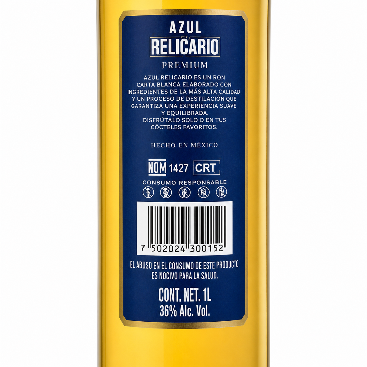 Pack de 12 Licor de Agave Gran Relicario 1 L | Licor de Agave Premium | Trento Cocinas
