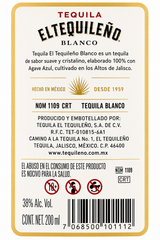 Tequila El Tequileño Blanco 1000 ml | Tequila 100% de Agave | Trento Cocinas