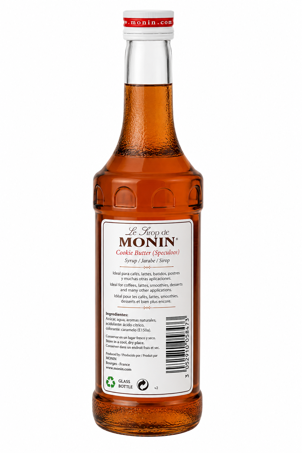 Jarabe Monin Cookie Butter / Lotus 700 ml | Sabor Galleta Especiada Premium | Trento Cocinas