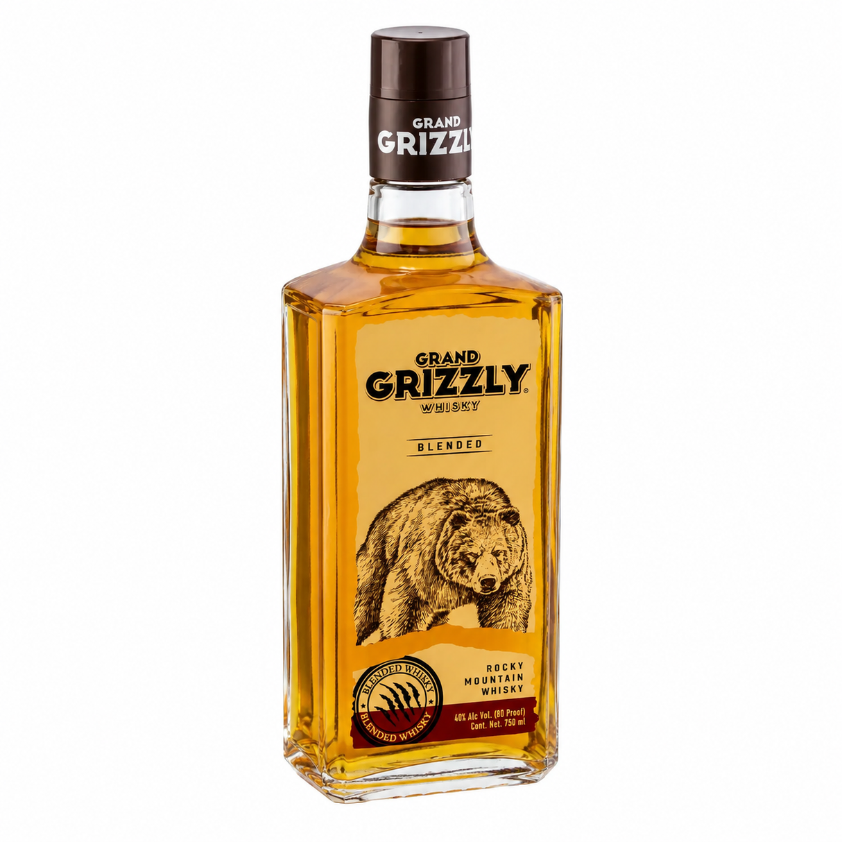 Whisky Grand Grizzly 750 ml Original Blended Whisky | Trento Cocinas