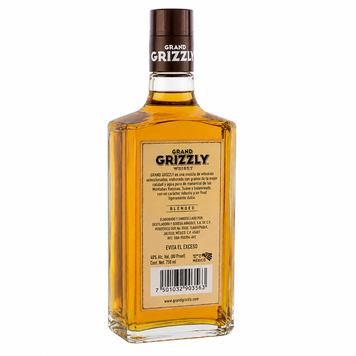 Whisky Grand Grizzly 750 ml Original Blended Whisky | Trento Cocinas