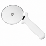 Cortador de Pizza 10 cm Acero Inoxidable Mango Blanco | Cortapizza Profesional