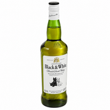 Caja de 12 Whisky Black & White Blended Scotch 700 ml | Whisky Escocés Original