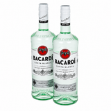Pack de 2 Ron Bacardí Carta Blanca 980 ml | Ron Blanco Premium para Coctelería