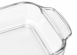 Refractario Rectangular Pyr-O-Rey 1.6 L (53 oz) de Vidrio | Molde para Hornear