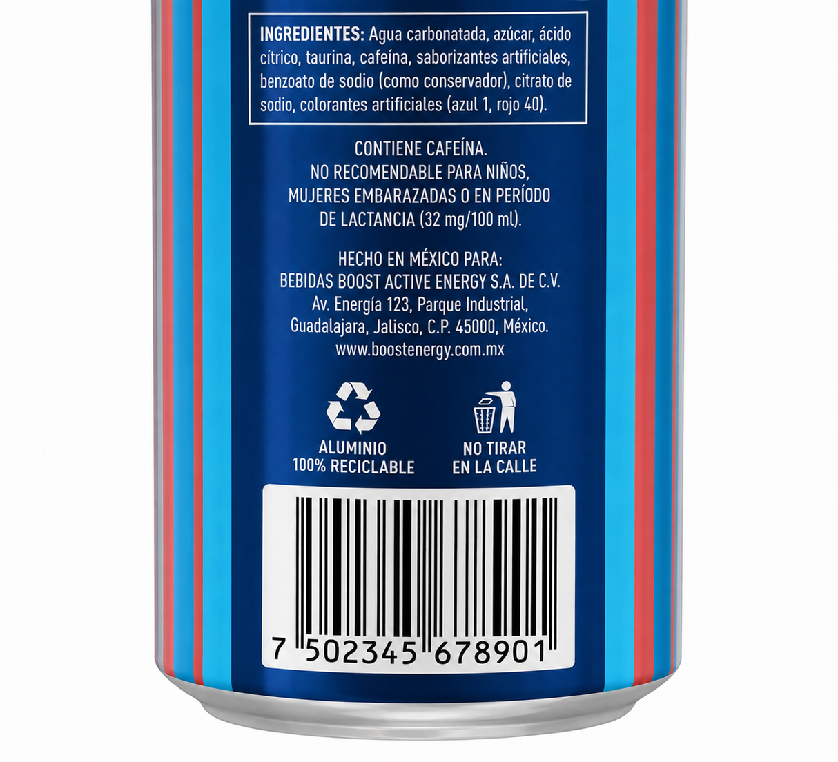Pack de 12 Energizante Boost Active Energy 470 ml Original | Trento Cocinas