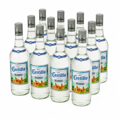 Caja de 12 Ron Castillo Imperial Blanco 1 Litro Original | Trento Cocinas