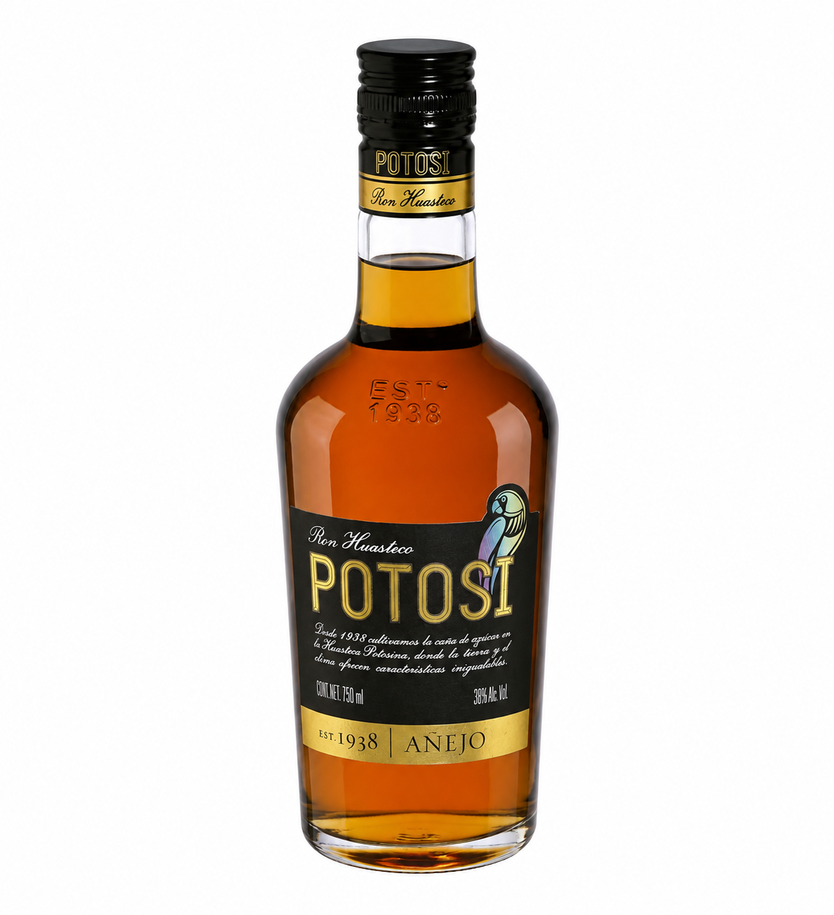 Ron Potosí Añejo 750 ml | Ron Añejo Mexicano | Trento Cocinas