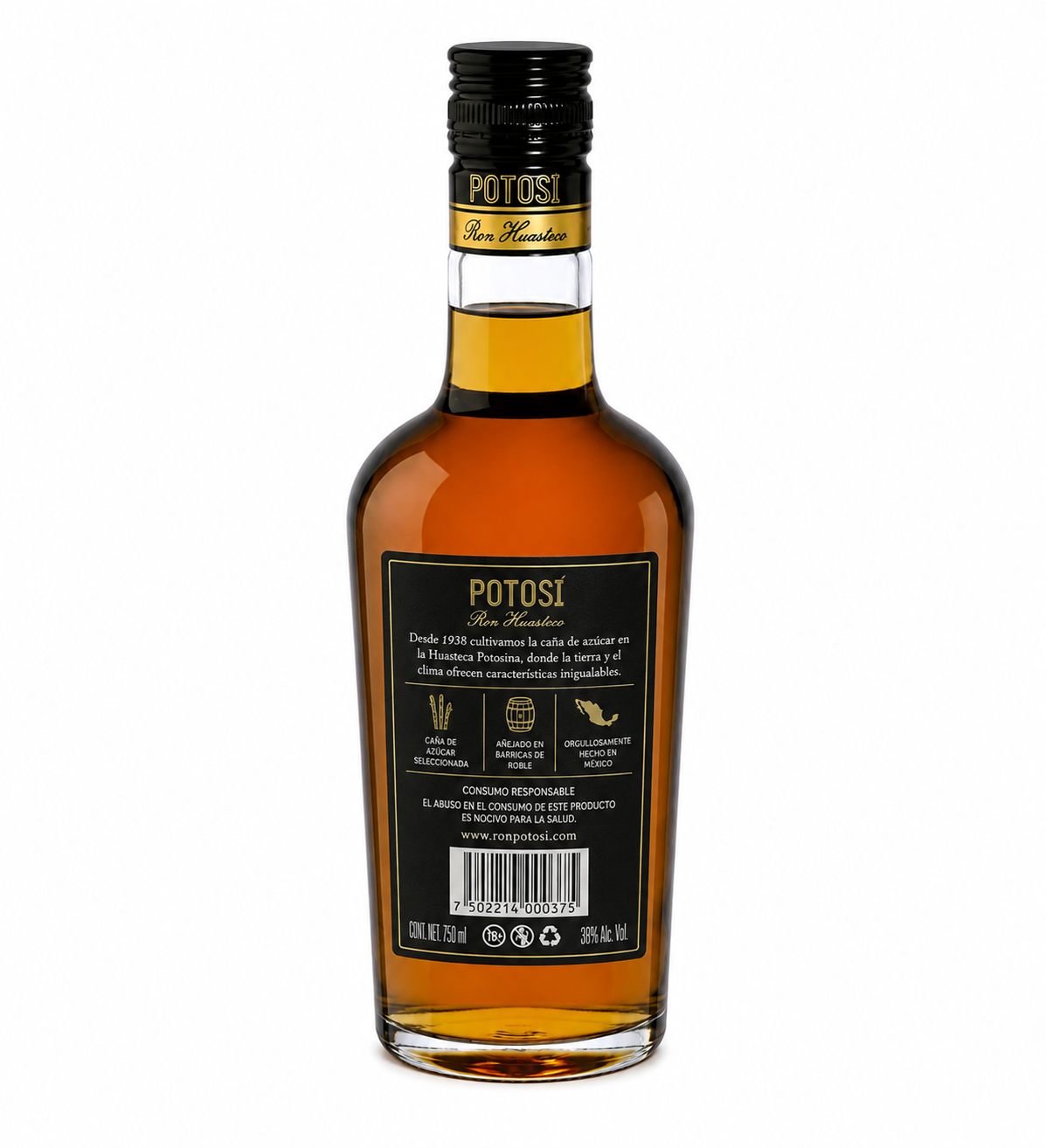 Ron Potosí Añejo 750 ml | Ron Añejo Mexicano | Trento Cocinas
