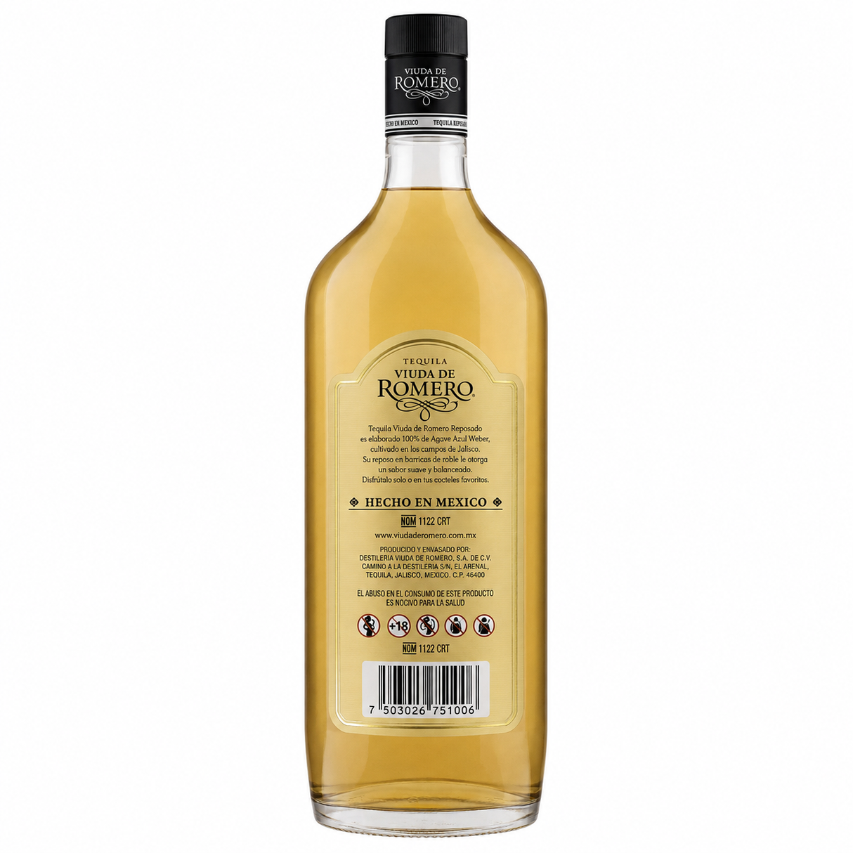 Pack de 12 Tequila Viuda de Romero Reposado 1 L | Trento Cocinas