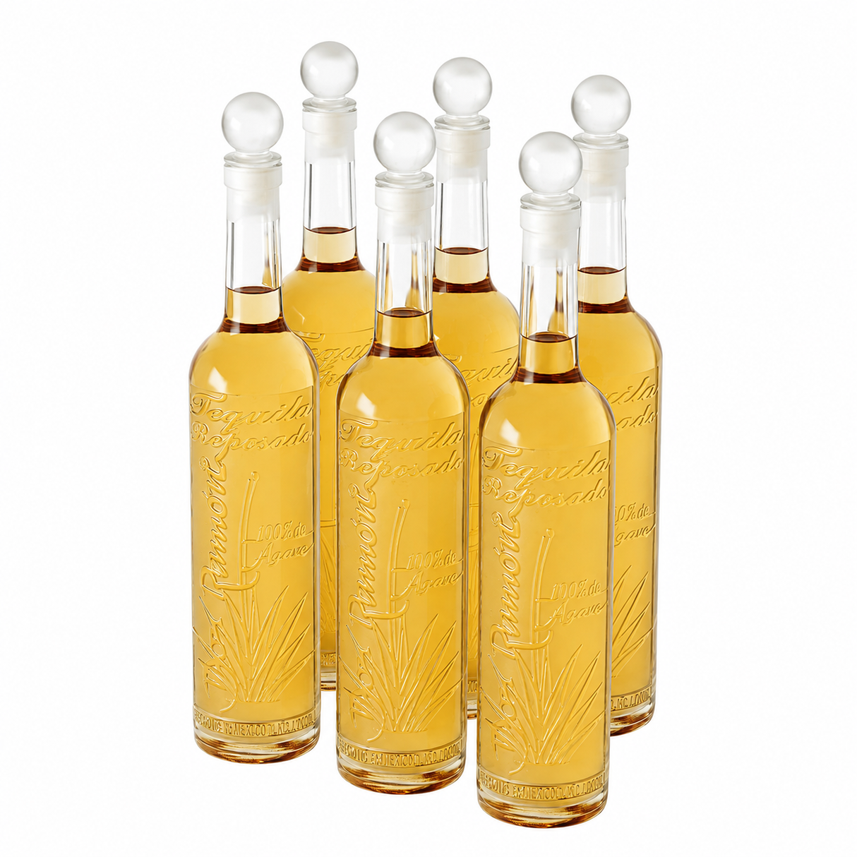 Pack de 6 Tequila Don Ramón Reposado 750 ml | 100% Agave | Trento Cocinas