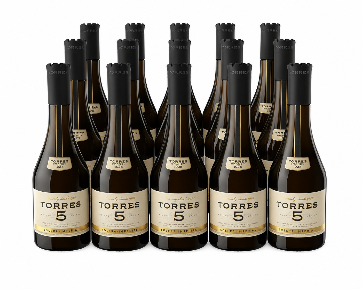 Brandy Torres 5 700 ml Caja de 12 Botellas | Trento Cocinas
