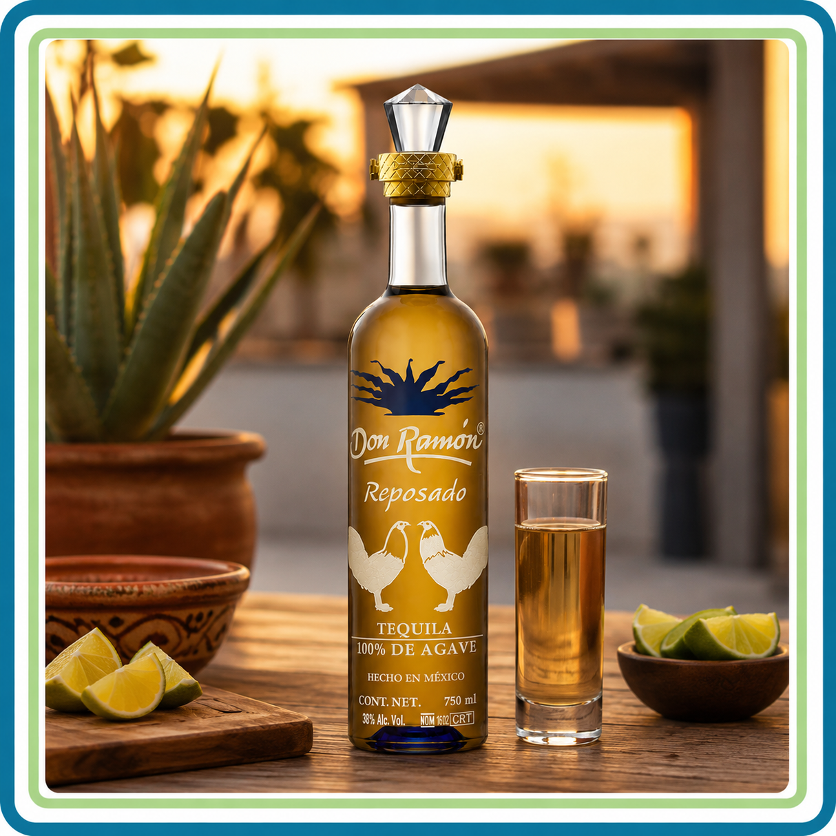 Pack 3 Tequila Don Ramón Reposado Punta Diamante 750 ml | Trento Cocinas