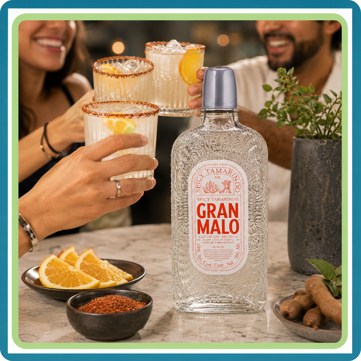 Pack 2 Licor de Tequila Gran Malo Tamarindo 750 ml | Trento Cocinas