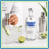 Vodka Absolut 200 ml Pack de 24 Botellas Original Sueco Premium | Trento Cocinas