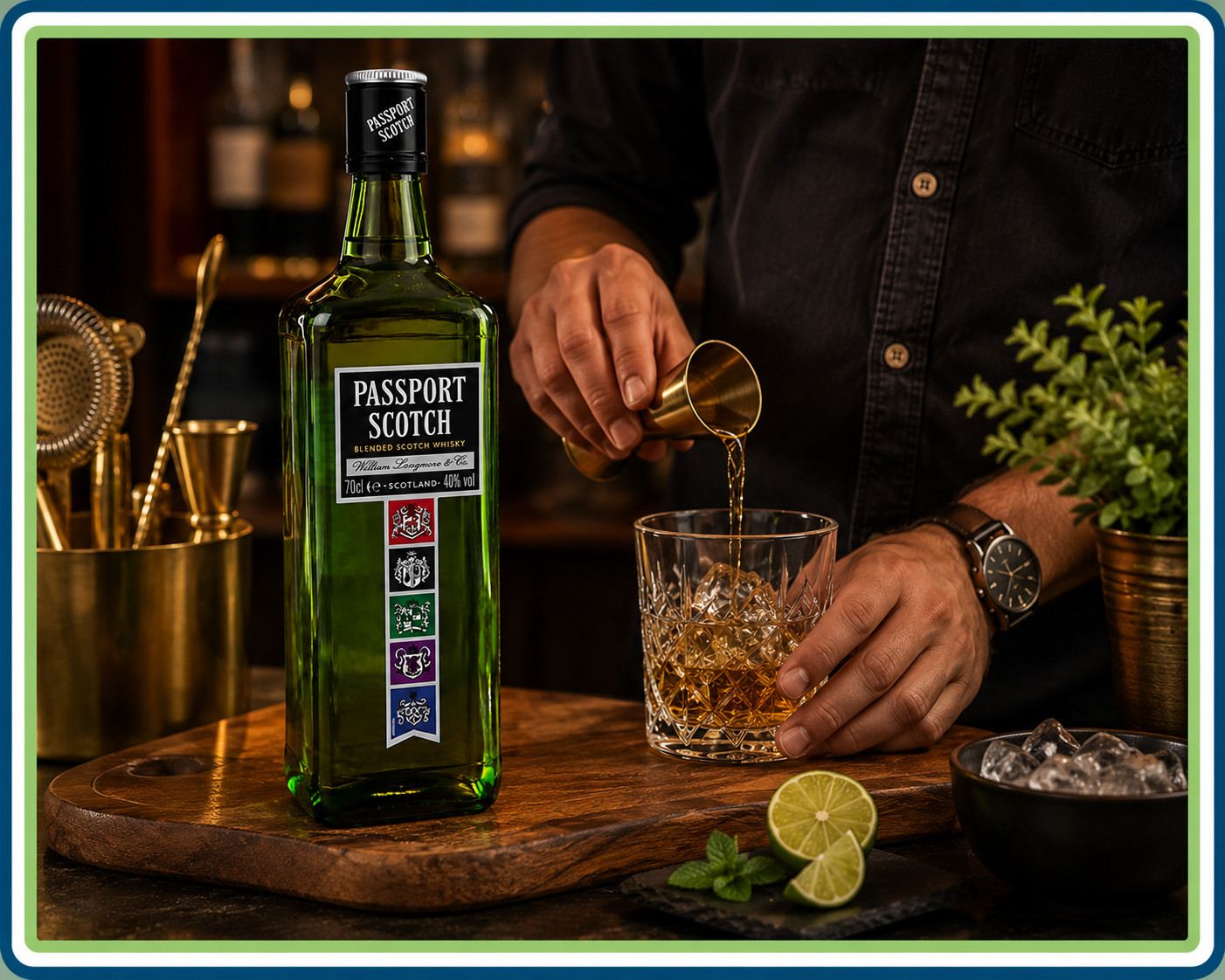 Whisky Passport Scotch Blended 700 ml Original | Trento Cocinas