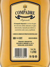 Caja de 12 Destilado de Agave El Compadre 750 ml 100% Agave | Trento Cocinas