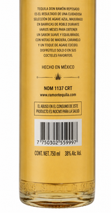 Tequila Don Ramón Reposado 750 ml | Tequila Premium 100% Agave | Trento Cocinas