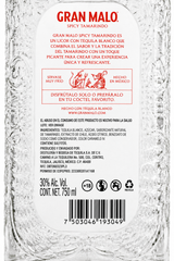 Pack 12 Licor de Tequila Gran Malo Spicy Tamarindo 750 ml | Trento Cocinas