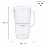 Jarra de Policarbonato 1.9 L con Tapa Resistente para Bebidas | Trento Cocinas