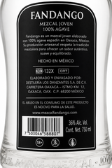 Mezcal Fandango Blanco 750 ml Original | Sabor Artesanal | Trento Cocinas