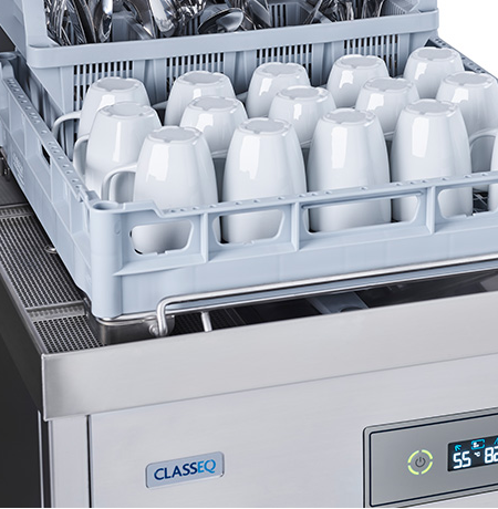 CLASSEQ D9000 LAVAVAJILLAS CAPOTA 1080 PLATOS POR HORA ACERO INOXIDABLE