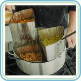 BUFFETWARE DS0690 OLLA PASTA 4 CANASTILLAS ALUMINIO TRIPLE FUERTE